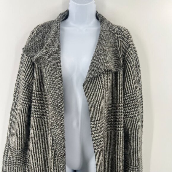 Joseph A Women's S Cozy Marled Duster Longline Open Sweater Coat Minimalist - Picture 9 of 10